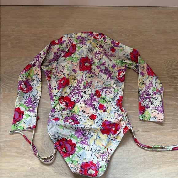 Zimmermann Multicolor Floral Kids Rashguard - Picture 2 of 3